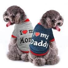 Load image into Gallery viewer, Dog "I Love Mommy/Daddy" Sweaters