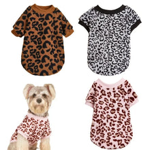 Load image into Gallery viewer, Pullover Leopard Print Dogs Clothing