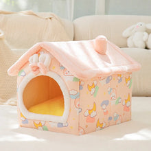 Load image into Gallery viewer, Folding Soft Warm Dog House