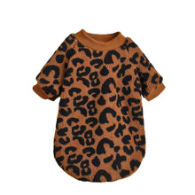 Load image into Gallery viewer, Pullover Leopard Print Dogs Clothing