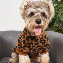 Load image into Gallery viewer, Pullover Leopard Print Dogs Clothing