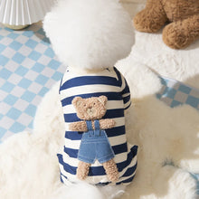 Load image into Gallery viewer, Cute Striped Dogs Jumpsuits